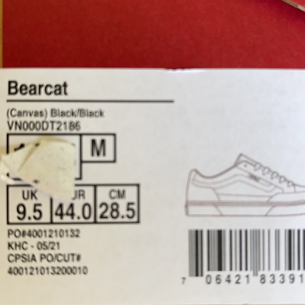 Vans Bearcat Canvas Black/Black WMNS - Picture 16 of 16
